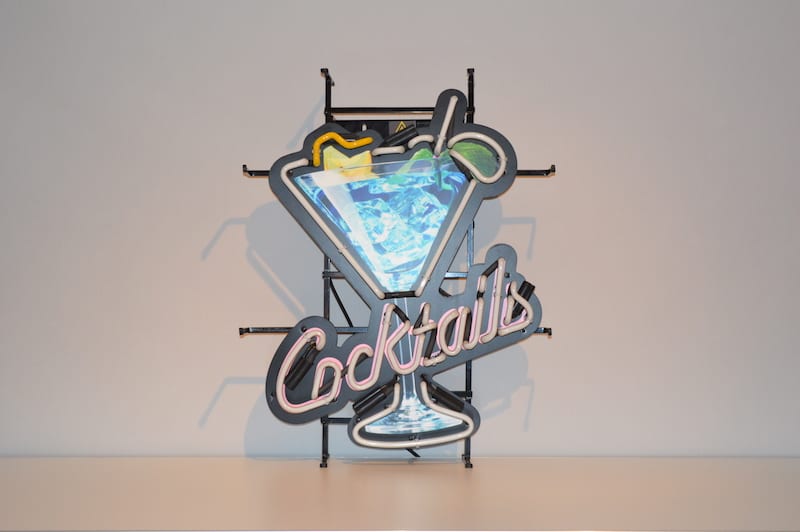 Insegna al Neon Cocktails & Dreams whit Backing - immagine 5