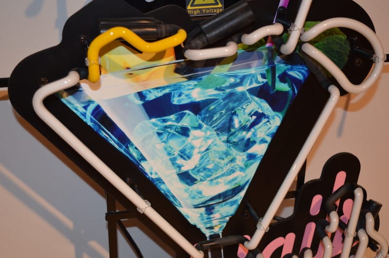 Insegna al Neon Cocktails & Dreams whit Backing - immagine 11