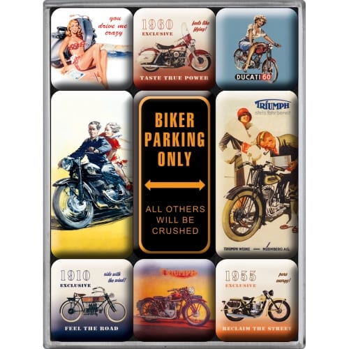 Set di magneti Vintage Motor Road