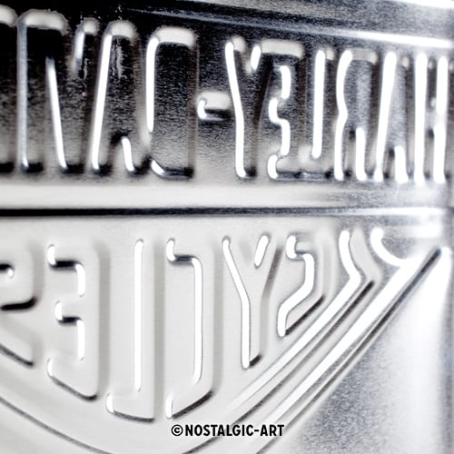 Targa in Latta 30X40 Harley Davidson PARKING ONLY - immagine 4