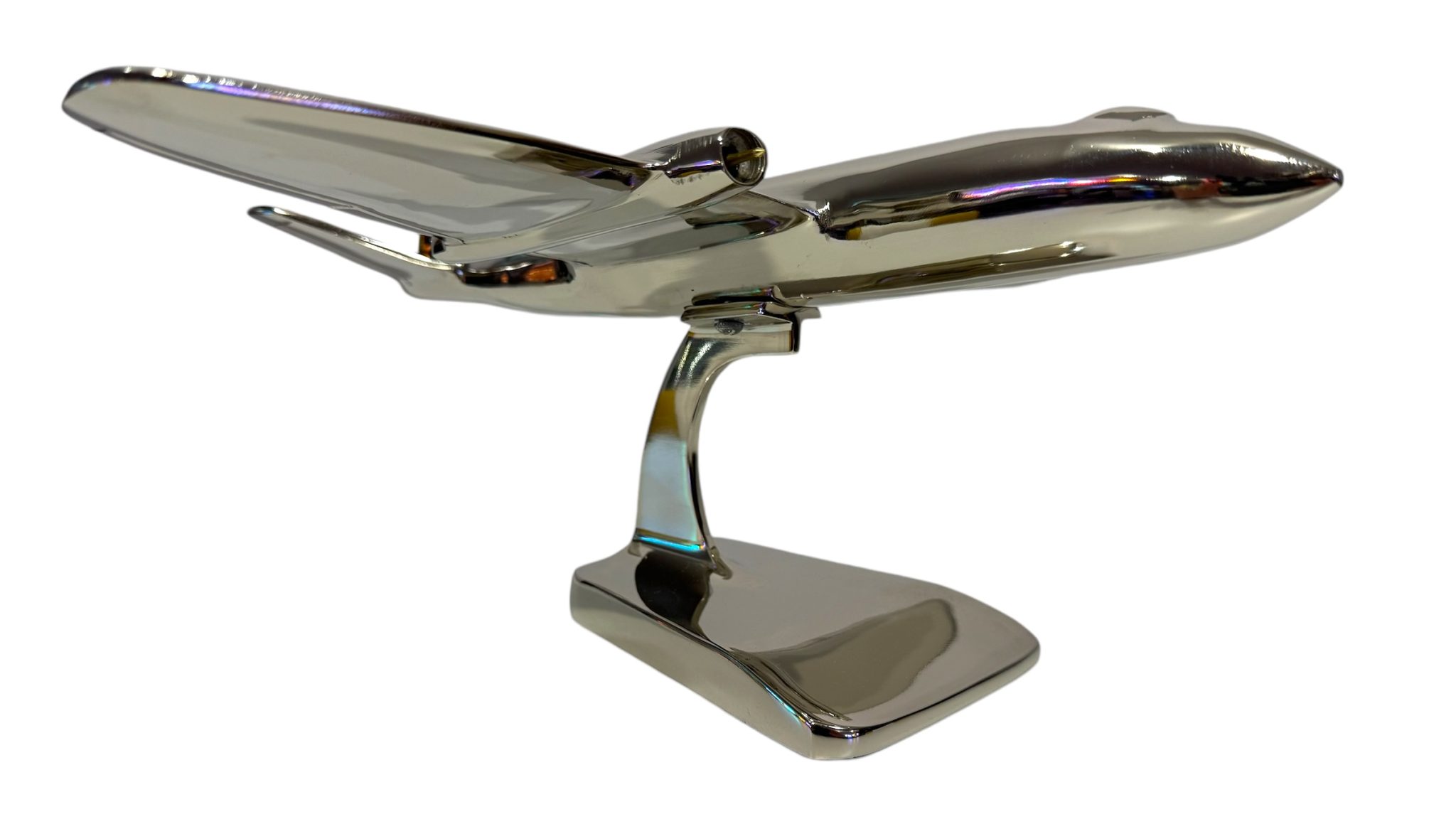 Aeroplane Canberra Wing Span Nickel Plated Aluminium - 39cm - immagine 5