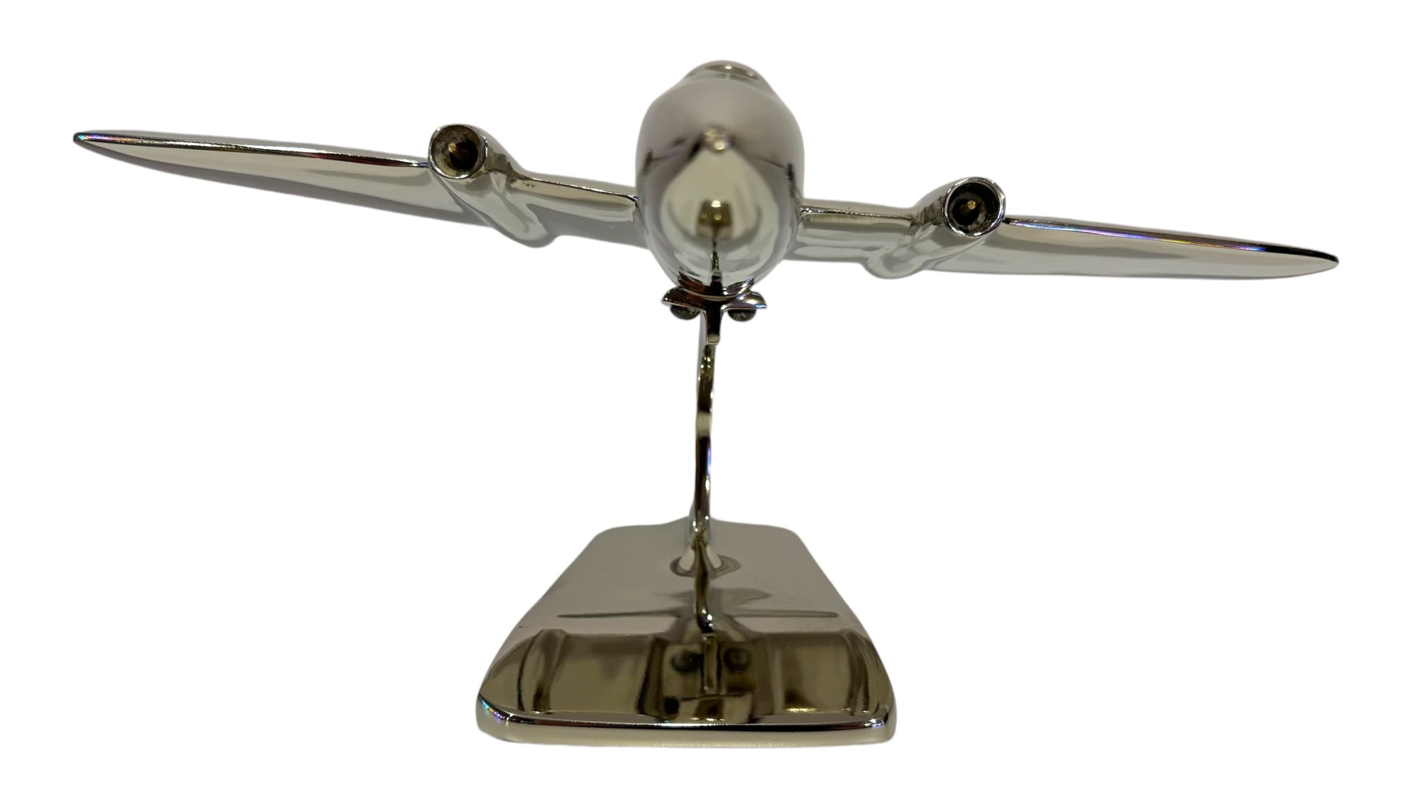 Aeroplane Canberra Wing Span Nickel Plated Aluminium - 39cm - immagine 6