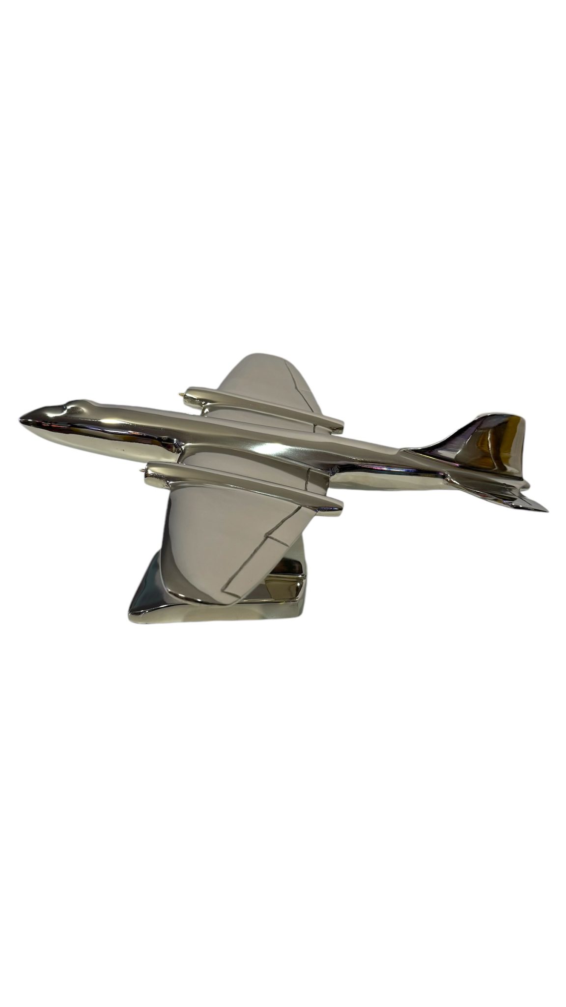 Aeroplane Canberra Wing Span Nickel Plated Aluminium - 39cm - immagine 14