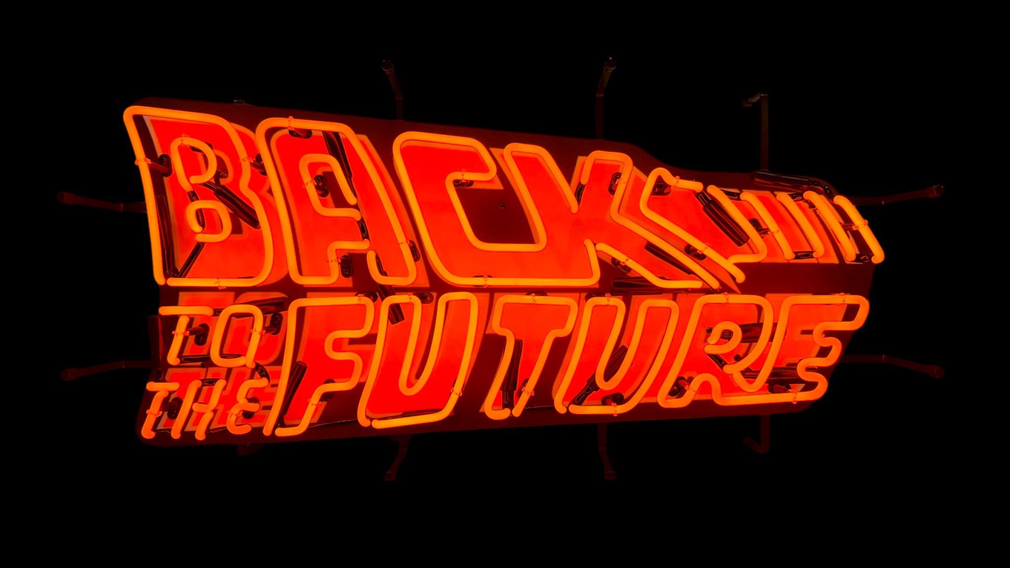 Insegna al Neon Back to the future