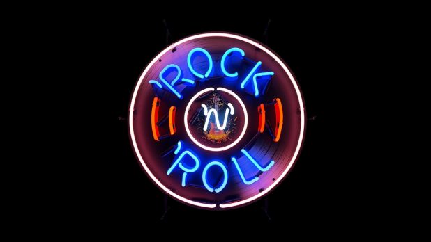 Insegna al Neon Rock and Roll LP