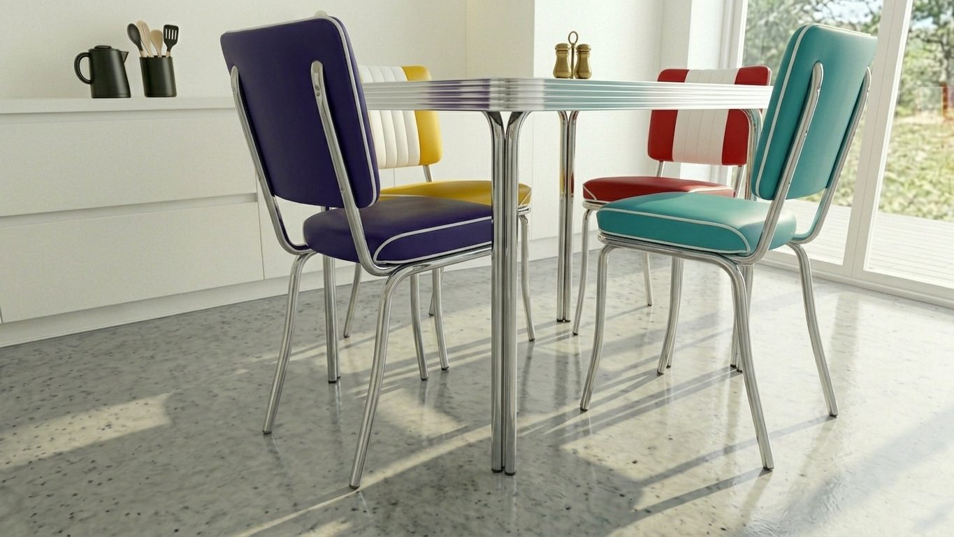 Set Tavolo Glendale + Sedie New York 4 colori - immagine 6