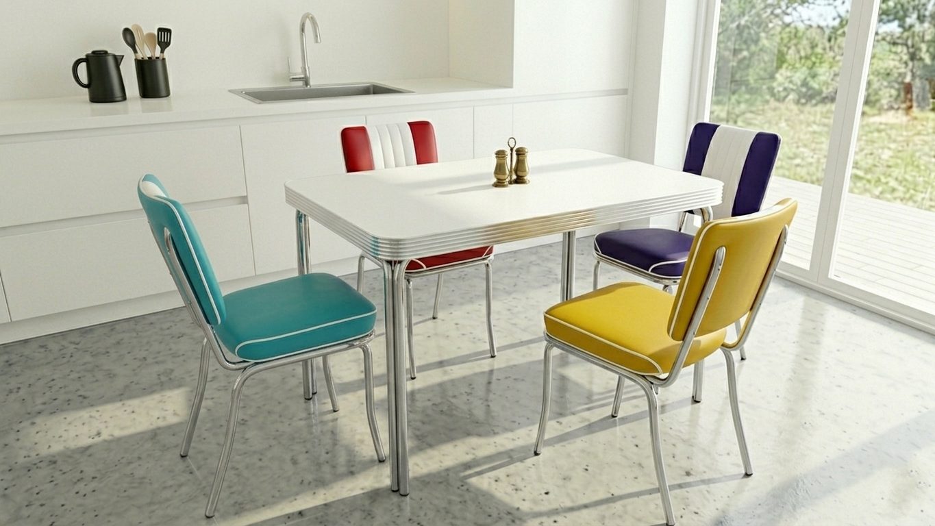 Set Tavolo Glendale + Sedie New York 4 colori - immagine 7